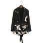 Flamingo Chiffon Kimono Jacket Coats Cardigans Outwear Autumn Basic Bomber Women Casual Long Sleeve