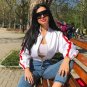 White Motorcycle Jacket Women 2017 Crop Top Sexy Loose Red Striped Jacket Coat Streetwear Short Bomb