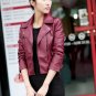 Spring New British Style Casual Fashion Plus Size 3XL Female Motorcycle Slim Leather Jacket Chaqueta