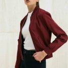 Women Casual Biker Short Baseball Flight Bomber Jackets Female Spring Autumn Outwear Red Army Green 