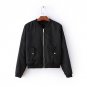 Women Casual Biker Short Baseball Flight Bomber Jackets Female Spring Autumn Outwear Red Army Green 