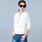 2017 New Autumn Fashion Women Basic Coats Yellow White Bomber Jacket Pocket Zipper outwear Woman Plu