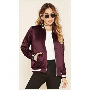 Uwback 2017 Winter Brand Bomber Jackets Women Warm Baseball Jacket Female Autumn Short Basic Coats M