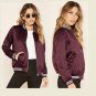 Uwback 2017 Winter Brand Bomber Jackets Women Warm Baseball Jacket Female Autumn Short Basic Coats M