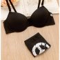 Women Underwear Intimates Cotton Comfortable Bra Set Young Girls dogs Print Sweet Lace Matching Bra