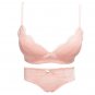 2017 Hot Sale Luxury 1/2 Cup Brand Sexy Intimates Push Up Bra Set Underwear Floral Embroidery Lace W