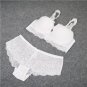 Fashion sexy deep lace V-neck young girl underwear panties small push up bra the eurygaster furu adj