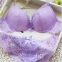 Candy Colors Lady Bra Set Underwear Satin Lace Embroidery Bras Set With Panties
