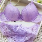 2016 New Women Lady Cute Sexy Underwear Satin Lace Embroidery Bra Sets With Panties