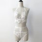 Women Sexy Lace Bra Set bralette Underwear set bra top panty lingerie brassiere cueca Gothic embroid
