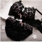 DeRuiLaDy Embroidery Flower Bra Set Women Wire Free Push Up Bralette Set Underwear Women Young Girl