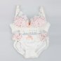 DeRuiLaDy Embroidery Flower Bra Set Women Wire Free Push Up Bralette Set Underwear Women Young Girl