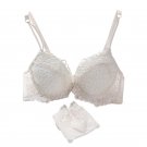 Women\'s Bras Sexy Flower Embroidery Lace Push Up Bra Set Underwire Lingerie+Knickers Panties underw