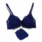 Women\'s Bras Sexy Flower Embroidery Lace Push Up Bra Set Underwire Lingerie+Knickers Panties underw