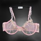 Women bra panty Sale Separated floral lace embroidery transparent thin underwear 70 75 80 85 90 95 1
