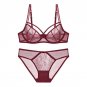 CINOON intimates bra set Sexy Lace Underwear Push Up brassiere Lingerie victoria Transparent Bralett
