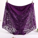 2Pcs/lot High Quality women\'s briefs sexy Lace Hollow lingeries Plus Size 5XL Modal underwear women