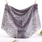 2Pcs/lot High Quality women\'s briefs sexy Lace Hollow lingeries Plus Size 5XL Modal underwear women