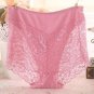2Pcs/lot High Quality women\'s briefs sexy Lace Hollow lingeries Plus Size 5XL Modal underwear women