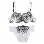 New Transparent Sexy Bra Set Seamless Push Up Bra Panty Small Chest Women Underwear Sets Embroidery