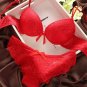 Details about New Womens Sexy Underwear Satin Print Lace Embroidery Bra Sets Panties BC Cup