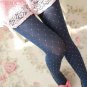W744 Sexy Full Foot 140D Women\'s Long Stockings thin Semi Sheer Tights with little dot Pantyhose Pa