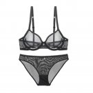 Sexy Bra Panties Sale Separated Transparent Women Lace Underwear Plus Size Thin Unlined Diamond B C 