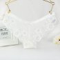2017 Women\'s Sexy Full Lace Panties Midle-Crotch Transparent Floral Bow Soft Briefs Underwear Culot