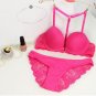Women French High-end Brand Bra Set Intimates Y-line Gather Straps Sexy Bra Front Closure Bra Set +
