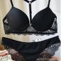 Women French High-end Brand Bra Set Intimates Y-line Gather Straps Sexy Bra Front Closure Bra Set +