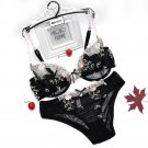 Women bra panty Sales Separated embroidery lace floral transparent sexy bralette BH set plus size th