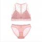 Full Lace Women Underwear Underwire Push Up Bra Set Top Comfortable Women Lingerie Sexy Lace Panties