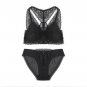 Full Lace Women Underwear Underwire Push Up Bra Set Top Comfortable Women Lingerie Sexy Lace Panties