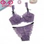 GIRLADY Lace Bra Brief Sets String Female Transparent Sexy Women Underwear Set White Pink Seamless Q