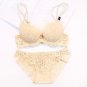 New Sexy Underwear Women Bra Set Lace Flower Lingerie Set Cute Bowknot Vintage Full Embroidery Push