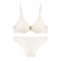 Gather underwear women set cotton thick red brassiere lace Sexy Bra set Plus Size C D Cup Push Up br