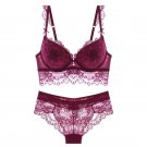 Seven Wish Lace Bra Brief Sets Sexy Underwear Bra Sets with Padded Women Intimate Full Cup Bra Sets 