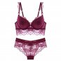 Seven Wish Lace Bra Brief Sets Sexy Underwear Bra Sets with Padded Women Intimate Full Cup Bra Sets