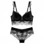 Seven Wish Lace Bra Brief Sets Sexy Underwear Bra Sets with Padded Women Intimate Full Cup Bra Sets
