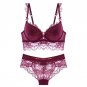 Seven Wish Lace Bra Brief Sets Sexy Underwear Bra Sets with Padded Women Intimate Full Cup Bra Sets