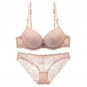 Seven Wish Bras And Panties Women Top Bra Sets Sexy Push Up Brassiere Panties Briefs Purple Pink Gre