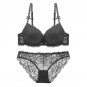 Seven Wish Bras And Panties Women Top Bra Sets Sexy Push Up Brassiere Panties Briefs Purple Pink Gre