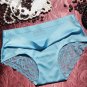 QA23 Women seamless briefs ultra-thin trimming ruffles panties female sexy lace transparent underwea