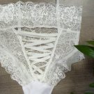 Plus XXL XXXL Size High Waist Hollow Out Lace briefs Sexy intimate Women\'s Bandage Underpants Linge