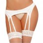 Floral Lace Sexy Garter Belt Sets 2017 New Style Women\'s Sexy Lingerie Panties Black Transparent P