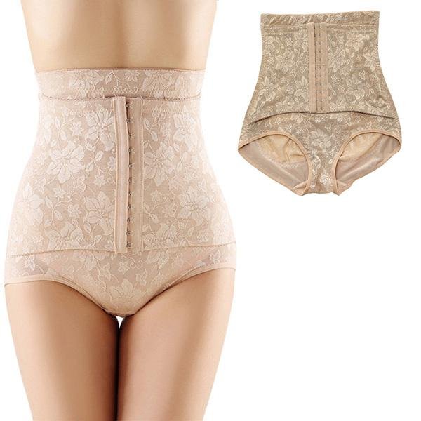 Women Jacquard Seamless Body Shaping Pants Corset High Waist Underwear Shapewear