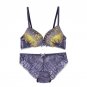 Thong Bra Deep V Set Push Up Embroidered Lace Women\'s Underwear Sets B Cup Bra Panty Newest