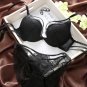 Japanese lace ultra-thin cup bra push-up bra set lingerie hollow out temptation sexy panties cute un