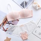 Femal Intimates Floral Lace Sexy Lingerie Set Wireless Underwear Women Thin Lace Bra Set Push Up Bra