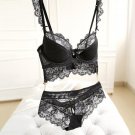 Hot Selling Elegant Luxury Bra Set Women Push Up Sexy Underwear Sets Black Red Color Bra Panty Set